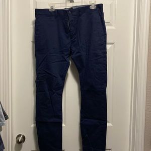 J. Crew Navy 250 Skinny Chinos — 34x30